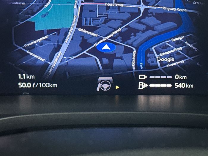 Cruise control adaptief met stop&go en stuurhulp